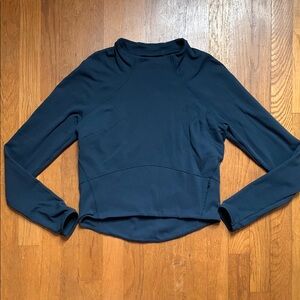 Lululemon high neck navy long sleeve top 6